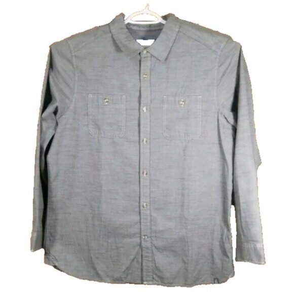 The North Face Men's Casual Button Up Grey Shirt Size XL - Picture 1 of 9